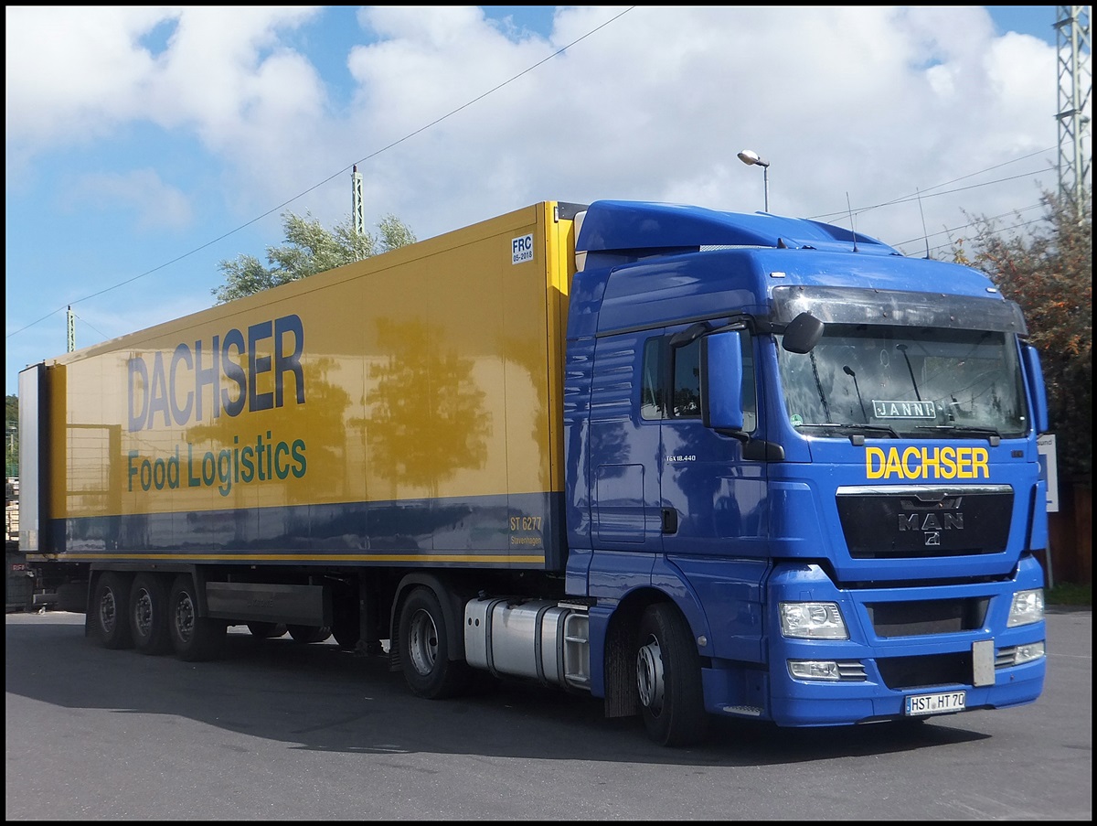 MAN Sattelzug in Bergen.