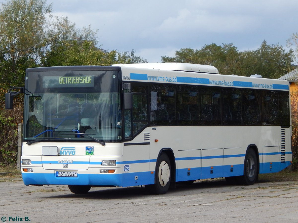 MAN SÜ 283 der MVVG in Neubrandenburg.