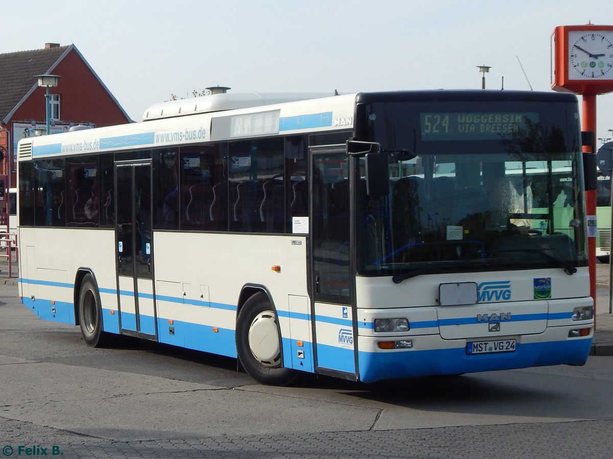 MAN SÜ 283 der MVVG in Neubrandenburg.