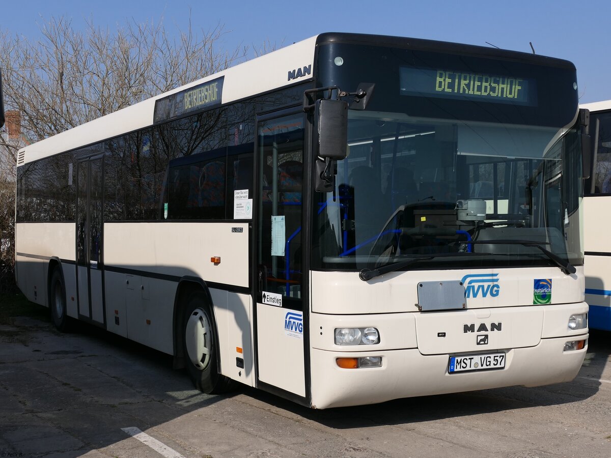 MAN SÜ 283 der MVVG in Neubrandenburg.