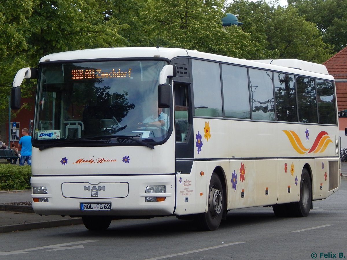 MAN ÜL 313 von Mandy Reisen aus Deutschland in Frankfurt.