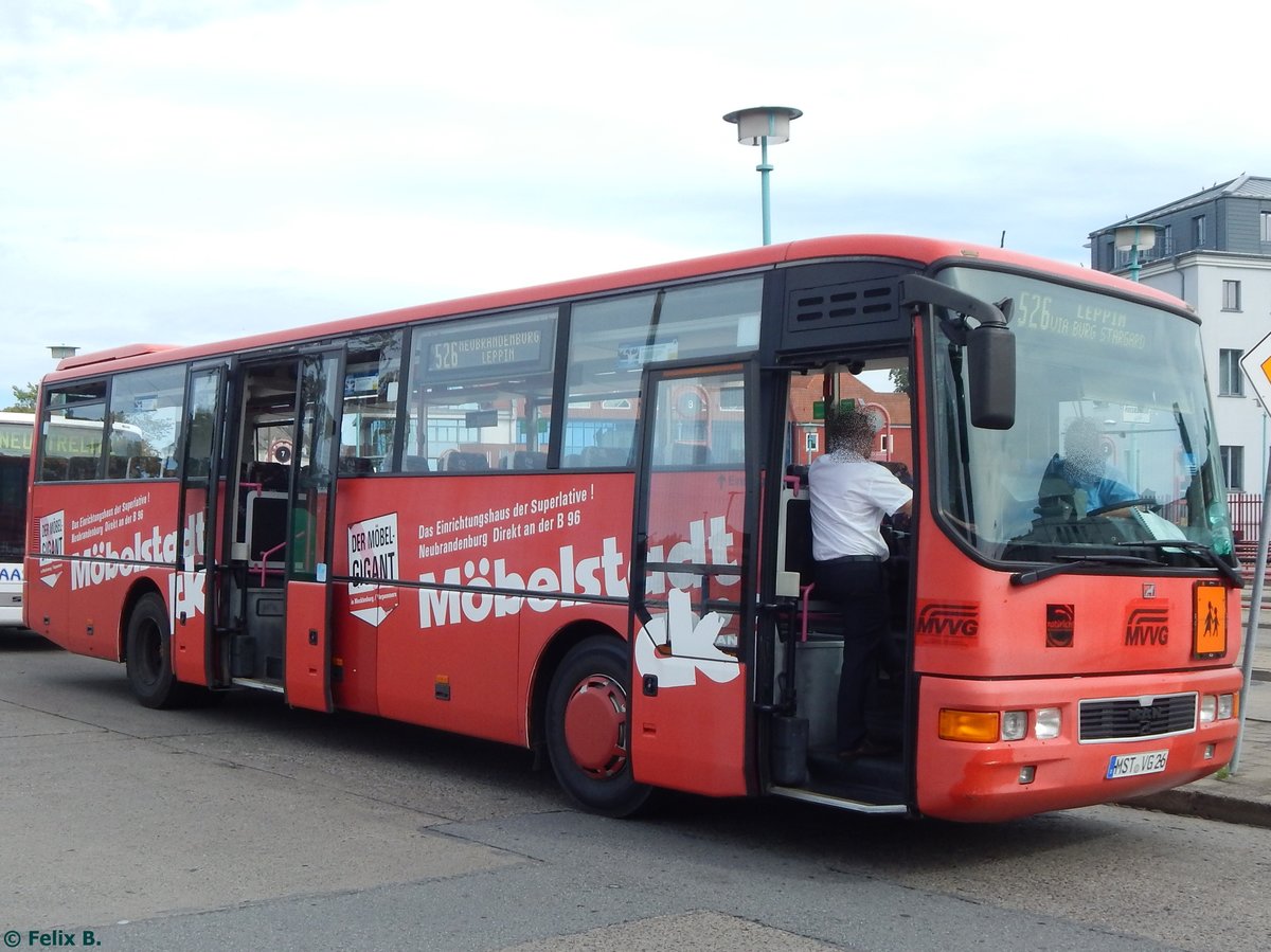 MAN ÜL 313 der MVVG in Neubrandenburg.