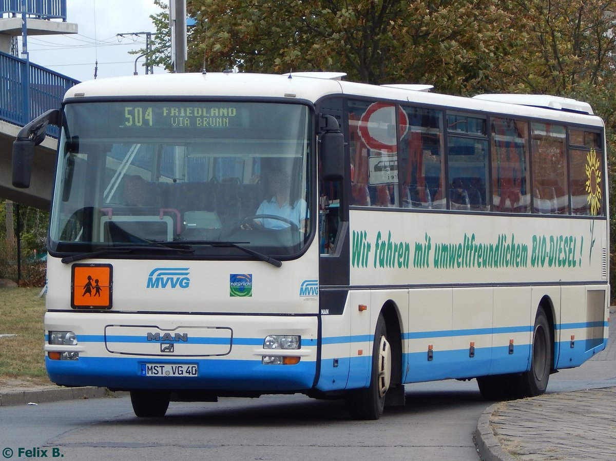 MAN ÜL 313 der MVVG in Neubrandenburg.