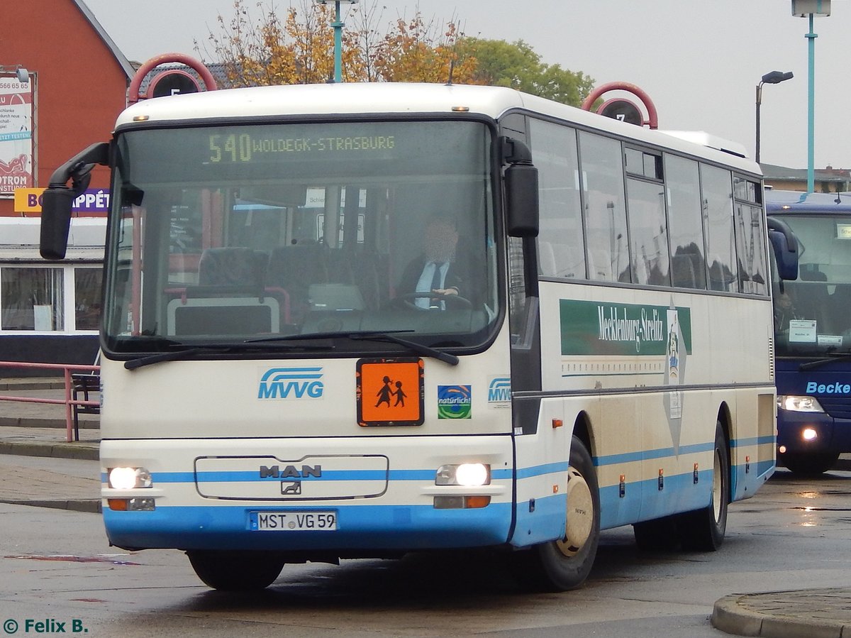 MAN ÜL 313 der MVVG in Neubrandenburg.