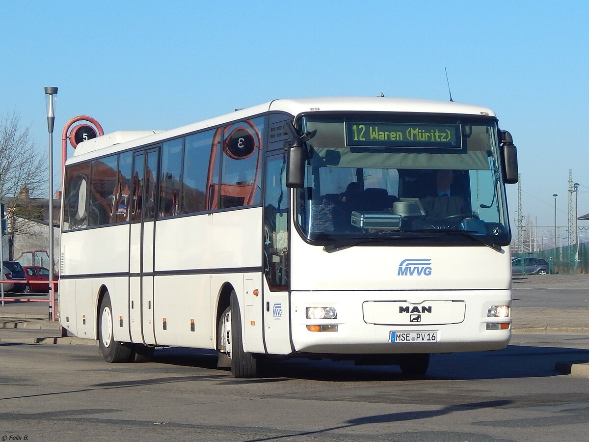 MAN ÜL 313 der MVVG in Neubrandenburg. 