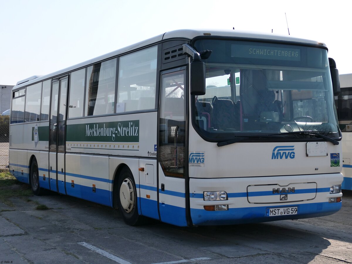 MAN ÜL 313 der MVVG in Neubrandenburg.