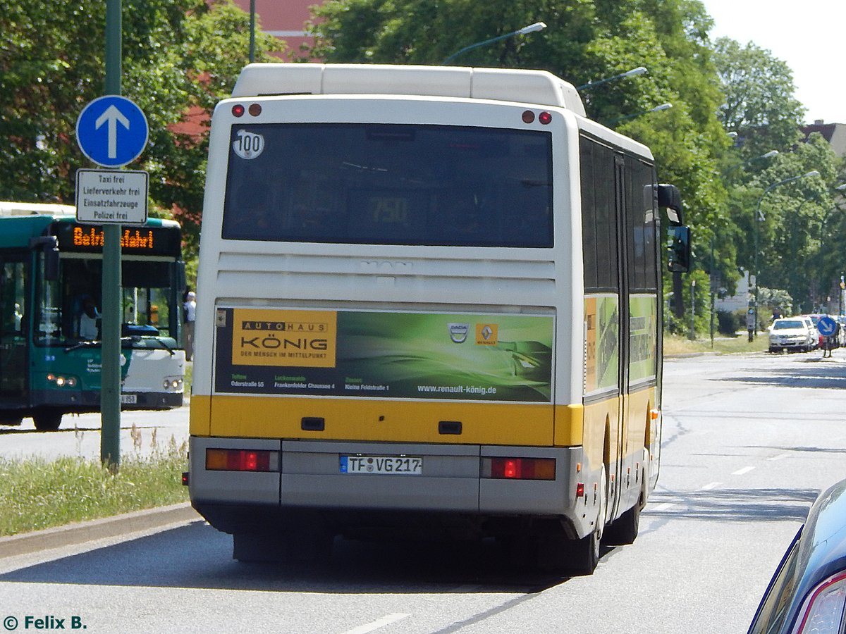 MAN ÜL 313 der Verkehrsgesellschaft Teltow-Fläming in Potsdam. 