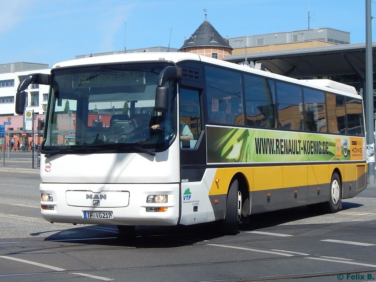 MAN ÜL 313 der Verkehrsgesellschaft Teltow-Fläming in Potsdam. 