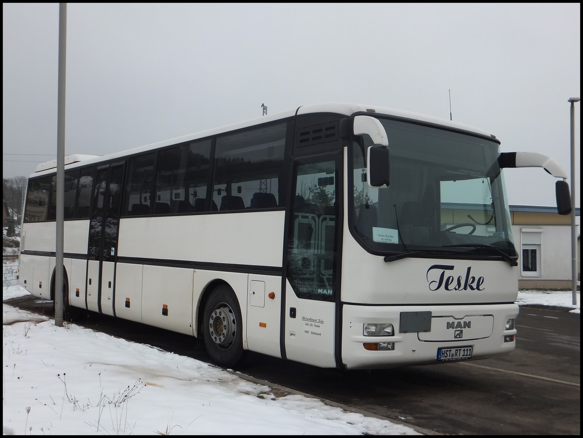 MAN L 363 vom Reisedioenst Teske in Sassnitz. 