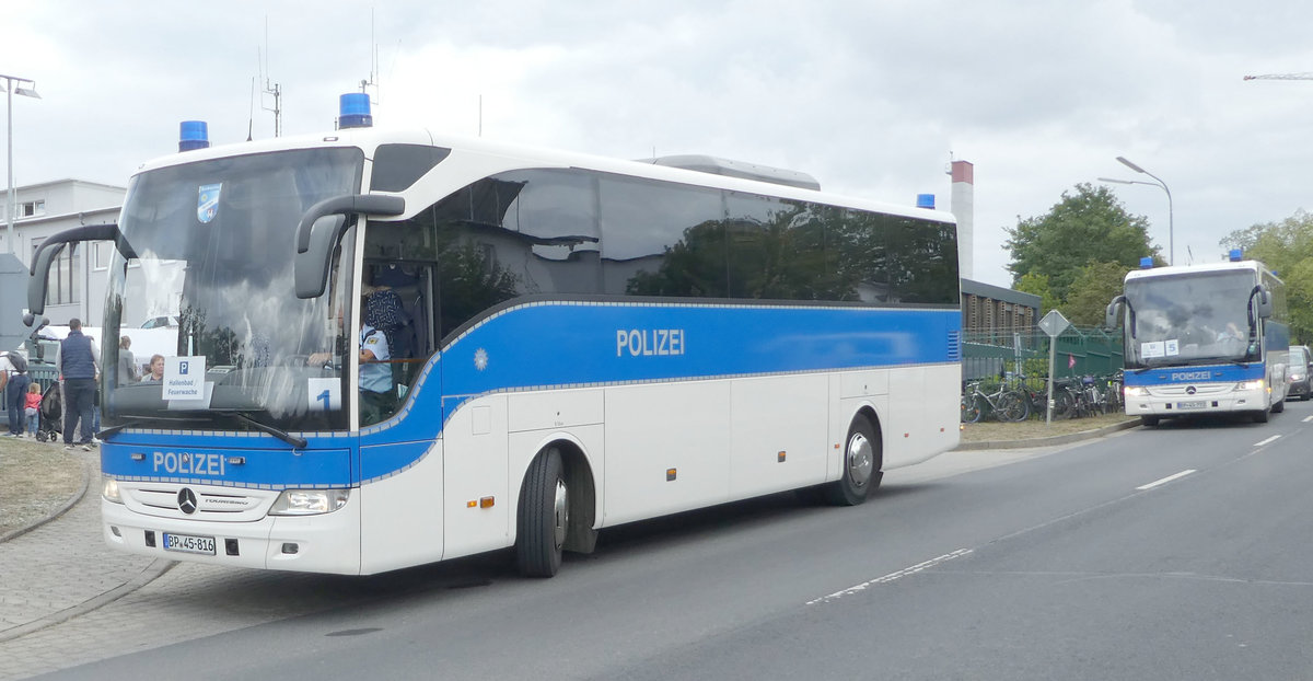 MB Tourismo der Bundespolizei als Shuttlebus anl. 60 Jahre Bundespolizei Hünfeld, 09-2019