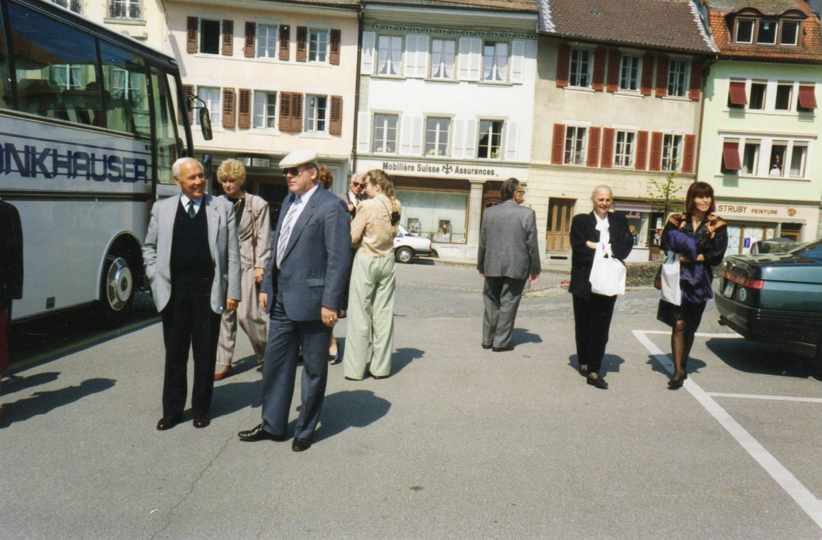 (MD024) - Aus dem Archiv: Fankhauser, Sigriswil - Setra im August 1991 in Romont