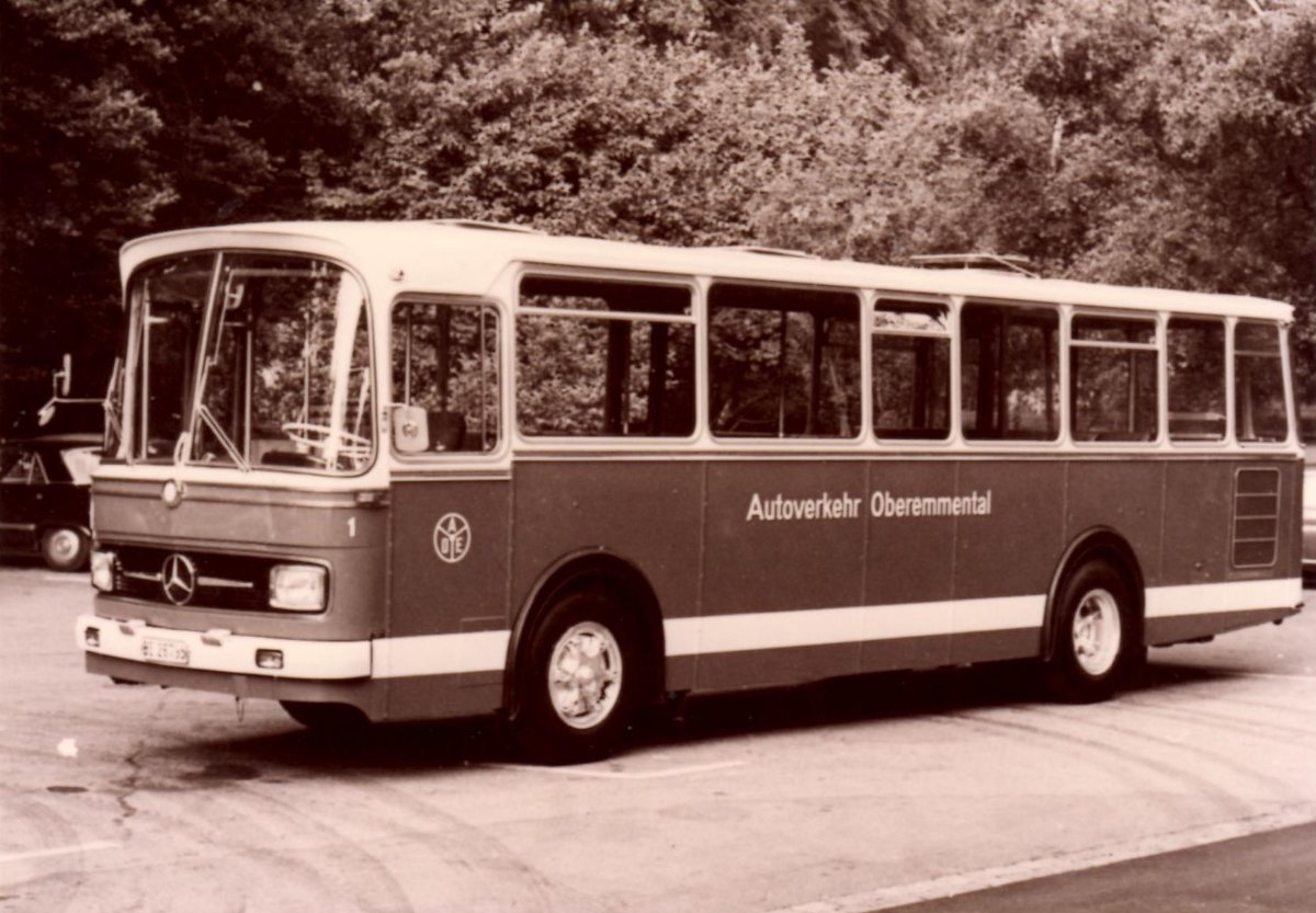 (MD231) - Aus dem Archiv: AOE Langnau - Nr. 1/BE 26'795 - Mercedes um 1975