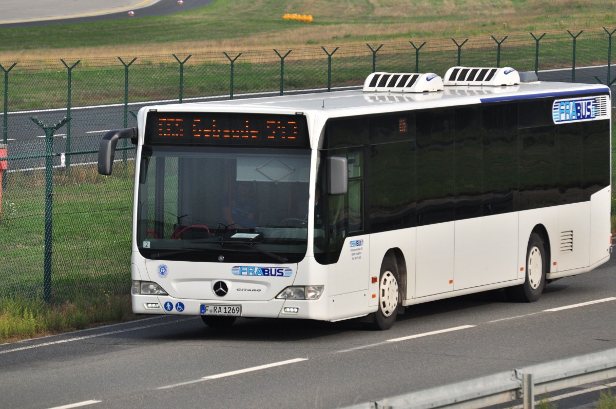 MERCEDES BENZ CITARO / FRABUS / Deutschland am 26.9.2013  beim Airport FRA/Main unterwegs.