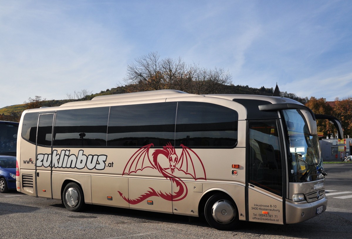 Mercedes Benz Tourino von Zuklinbus/sterreich im Herbst 2013 in Krems.