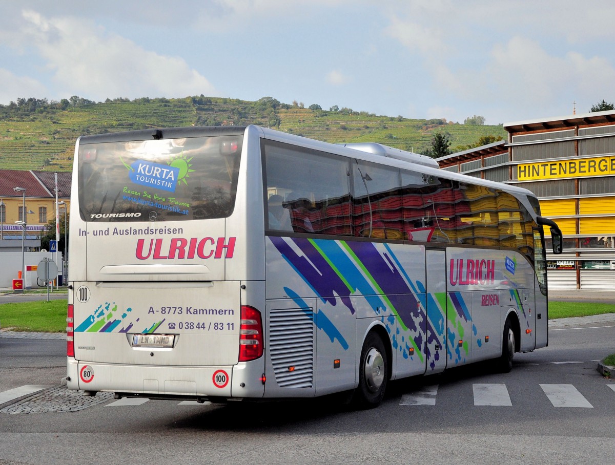 Mercedes Benz Tourismo von Ulrich Reisen aus sterreich am 2.10.2014 in Krems.