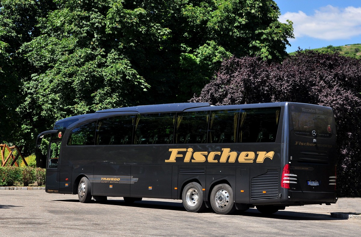 MERCEDES BENZ TRAVEGO / FISCHER / BRD / Juli 2013 in Krems.