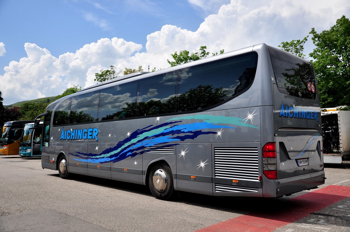 Mercedes Benz Travego von Aichinger Reisen aus sterreich am 24.Mai 2014 in Krems.