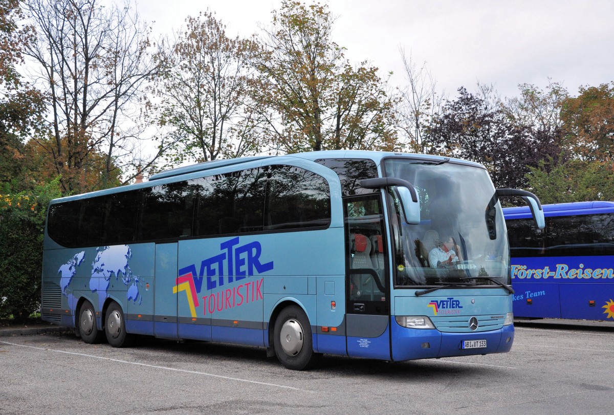 MERCEDES BENZ TRAVEGO von der VETTER Touristik/BRD im September 2013 in Krems.