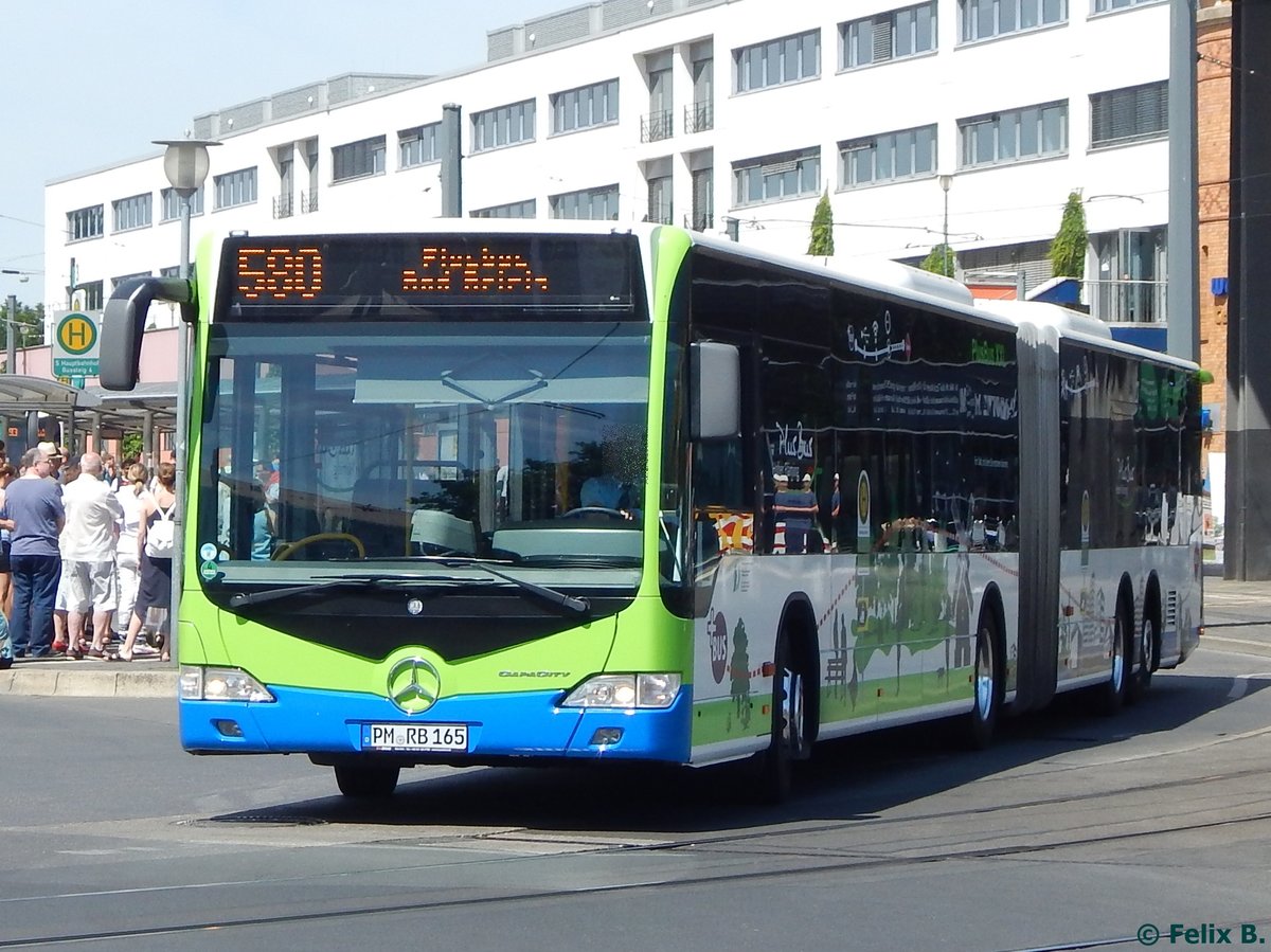 Mercedes CapaCity der Verkehrsgesellschaft Belzig mbH in Potsdam.