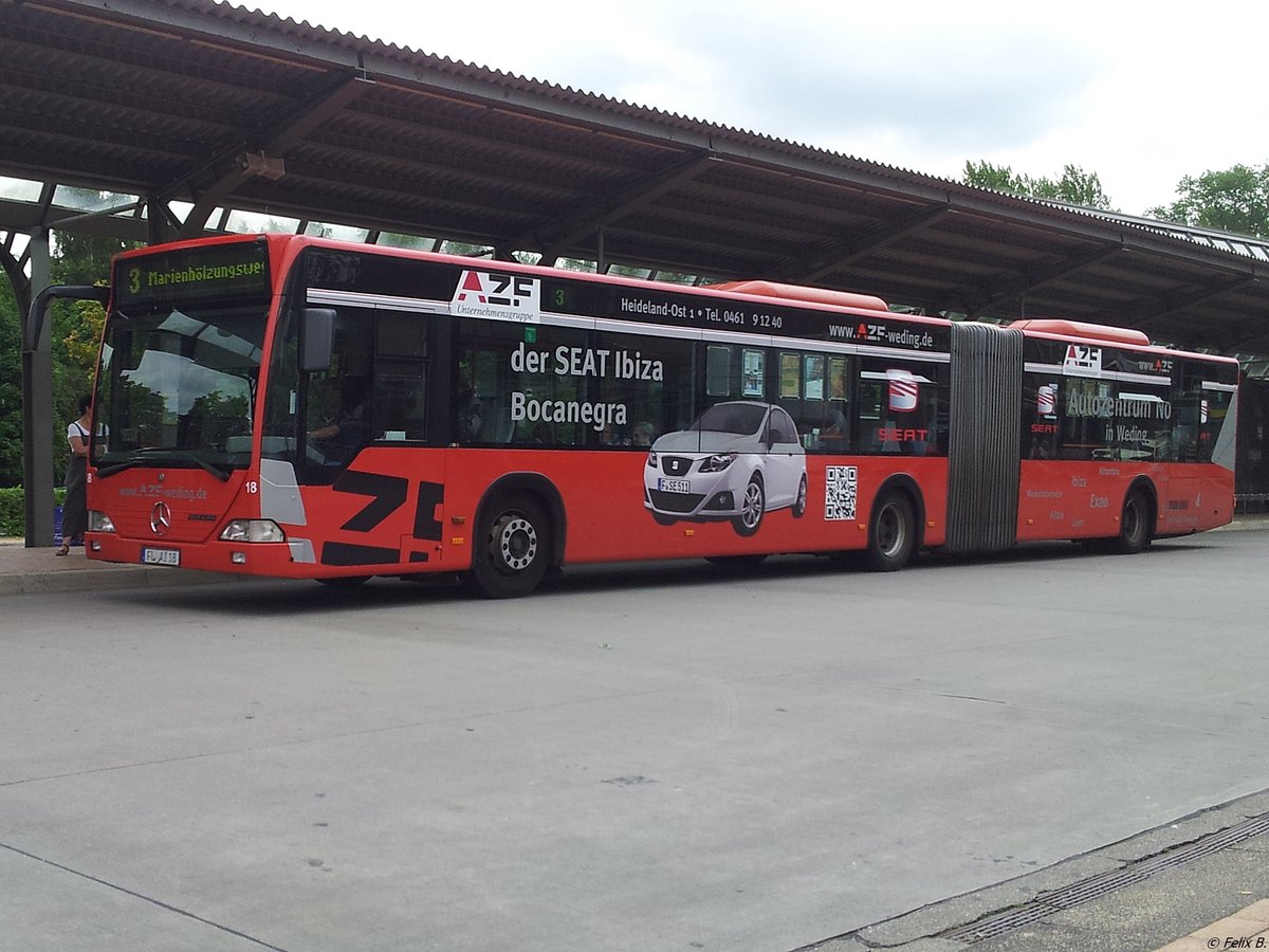 Mercedes Citaro I von Aktivbus Flensburg in Flensburg.