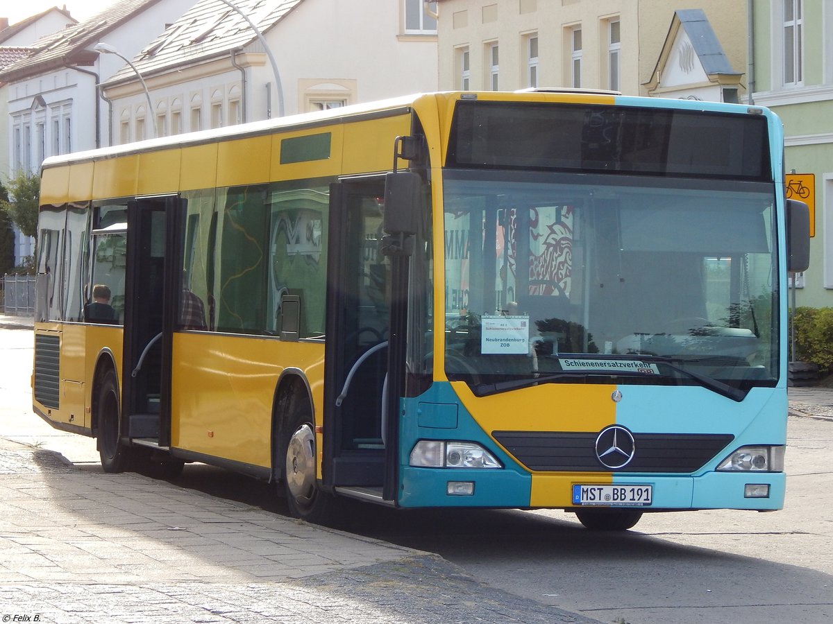 Mercedes Citaro I von B.B.-Reisen aus Deutschland in Neubrandenburg.