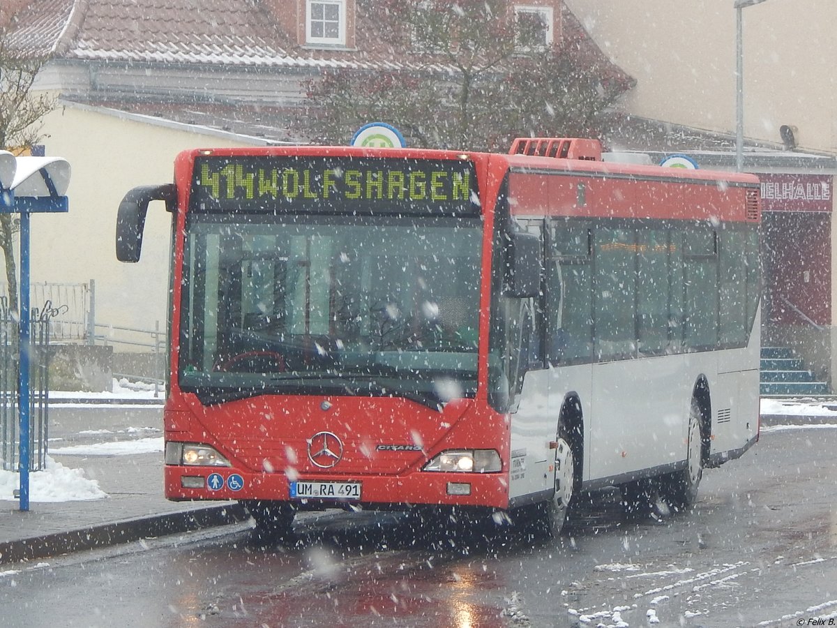 Mercedes Citaro I von Busunternehmen Turner (ex HAVAG, Halle) in Prenzlau.