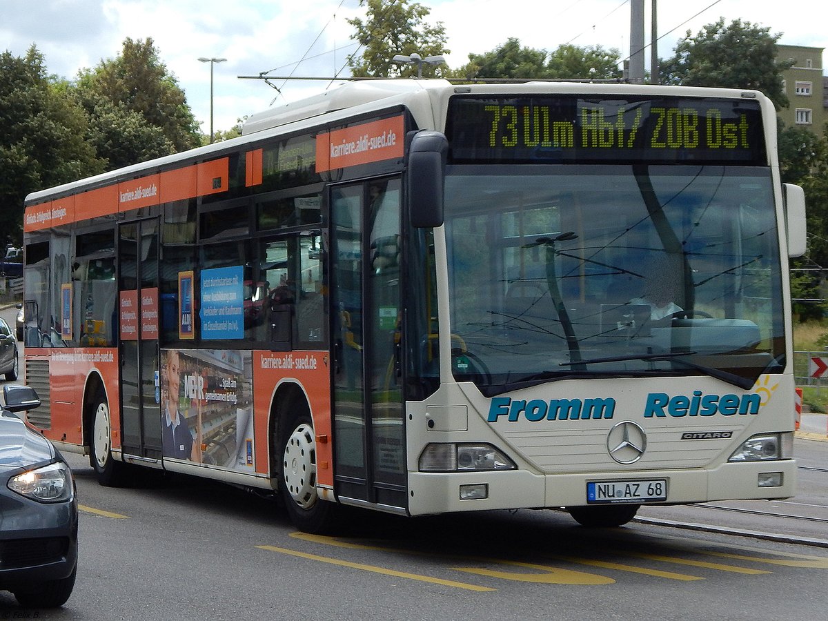 Mercedes Citaro I von Fromm Reisen  aus Deutschland in Ulm.