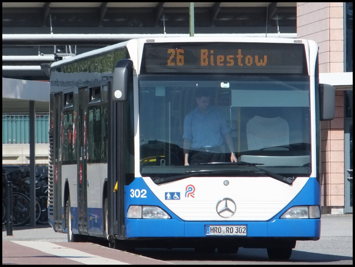 Mercedes Citaro I der Rostocker Straenbahn AG in Rostock.