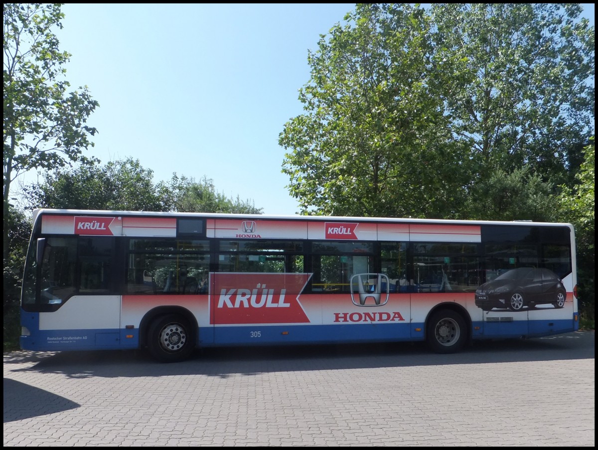 Mercedes Citaro I der Rostocker Straenbahn AG in Rostock.