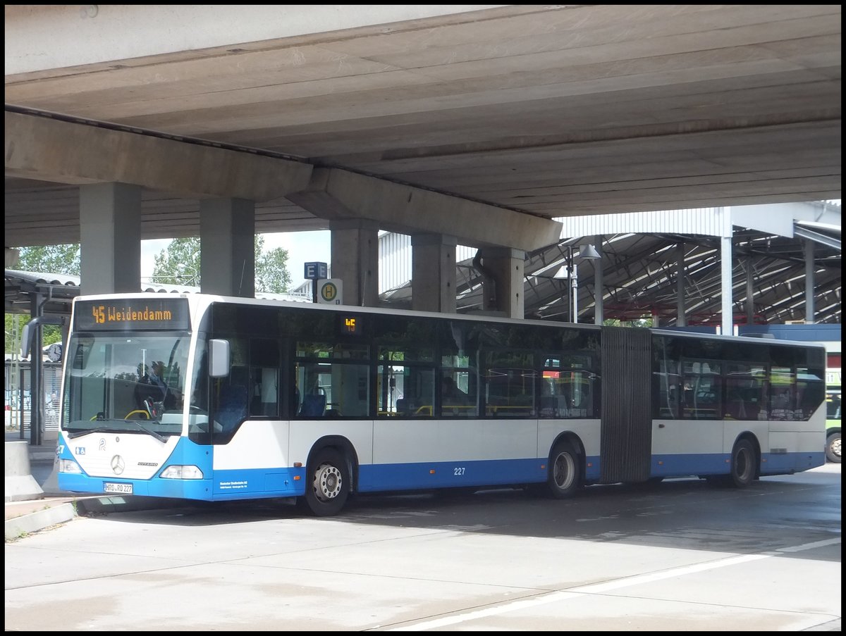 Mercedes Citaro I der Rostocker Straßenbahn AG in Rostock.