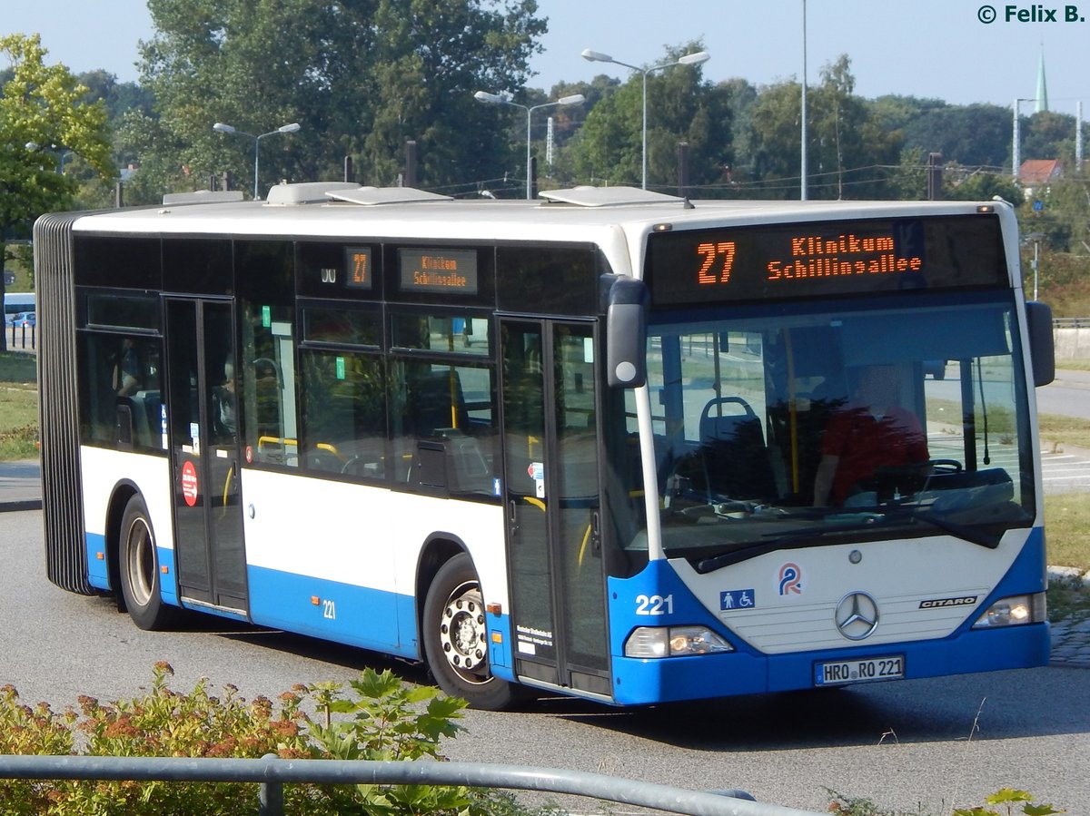 Mercedes Citaro I der Rostocker Straßenbahn AG in Rostock.