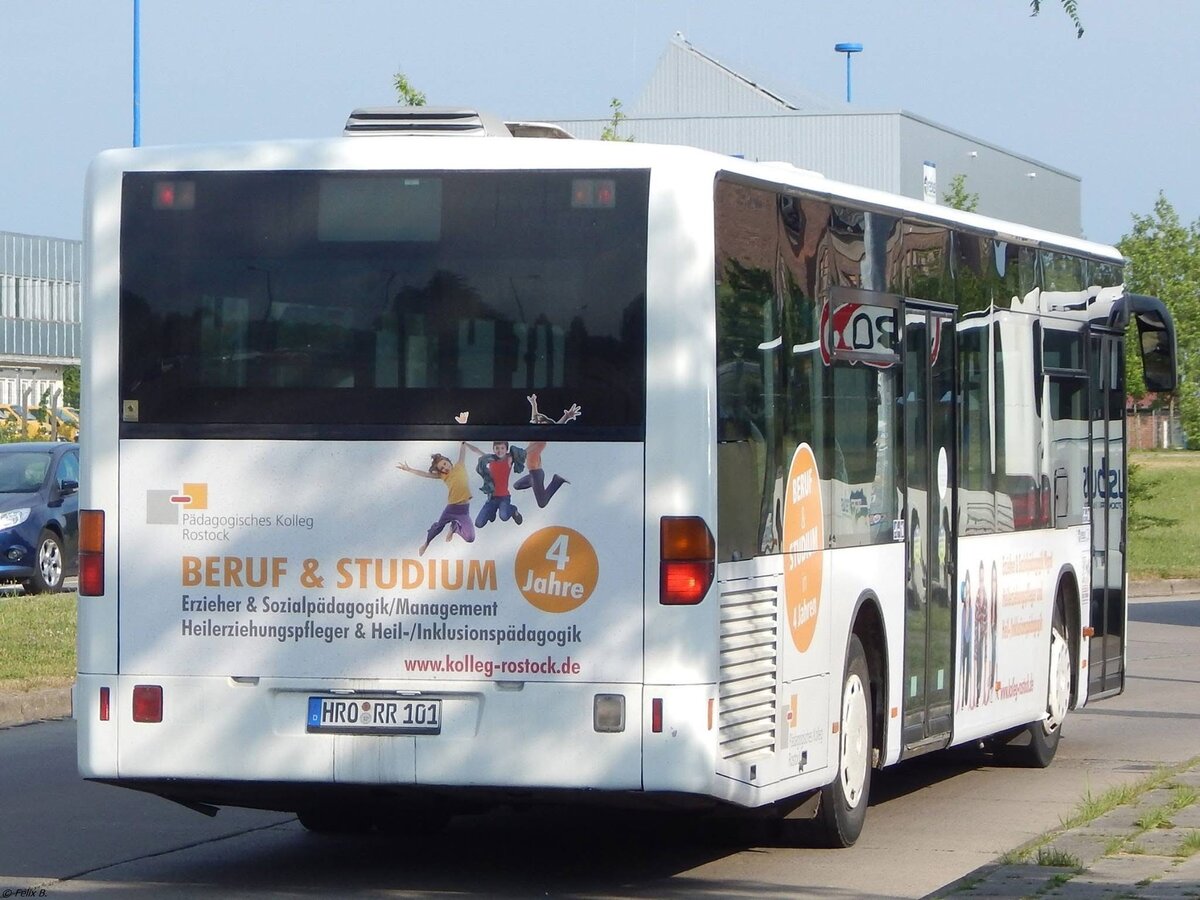 Mercedes Citaro I von Rux-Reisen aus Deutschland in Rostock.
