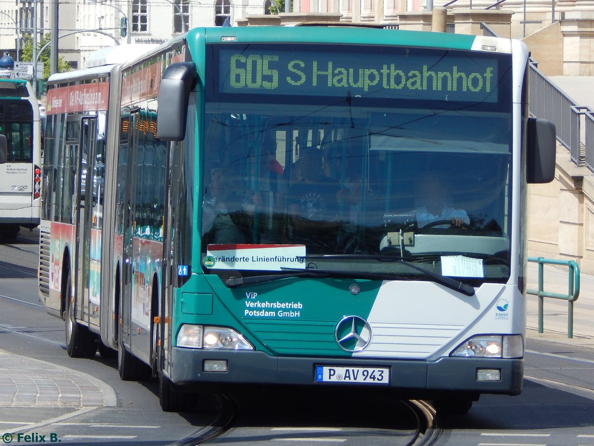 Mercedes Citaro I vom Verkehrsbetrieb Potsdam in Potsdam.