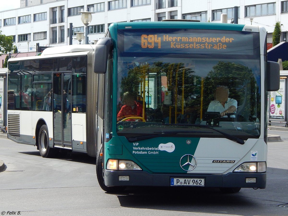 Mercedes Citaro I vom Verkehrsbetrieb Potsdam in Potsdam. 