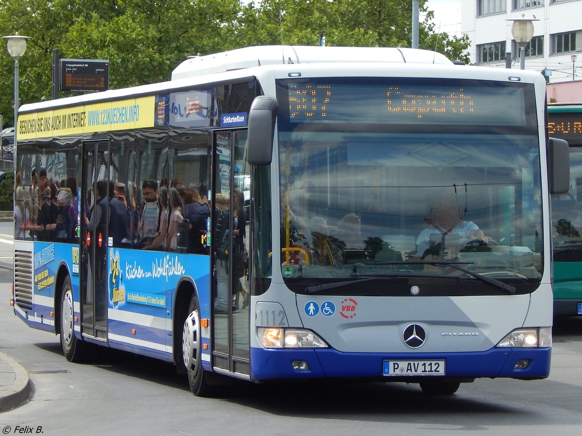 Mercedes Citaro II der Beelitzer Verkehrs- und Servicegesellschaft mbH in Potsdam.