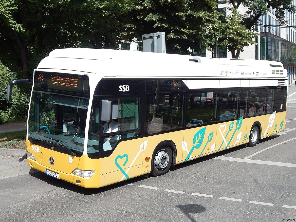 Mercedes Citaro II BZH der SSB in Stuttgart.