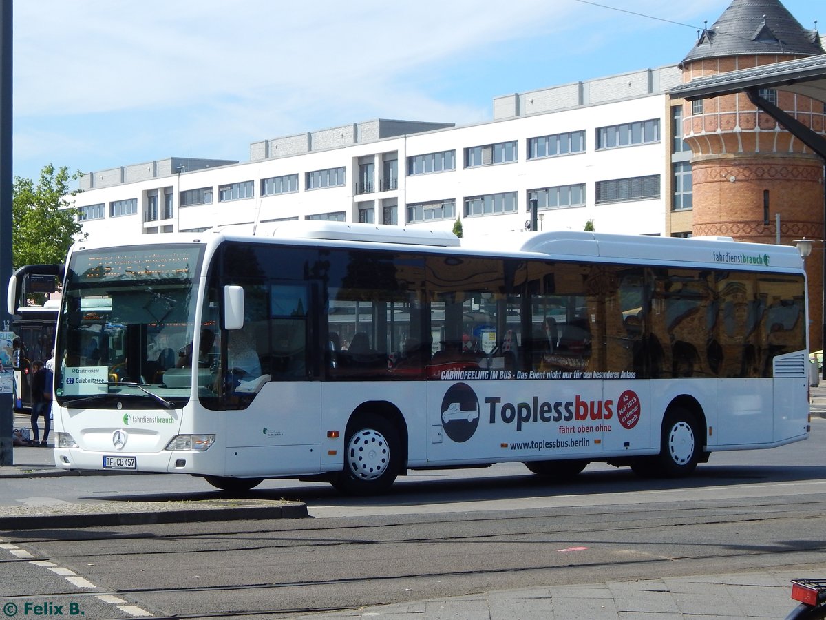 Mercedes Citaro II vom Fahrdienst Brauch aus Deutschland in Potsdam.