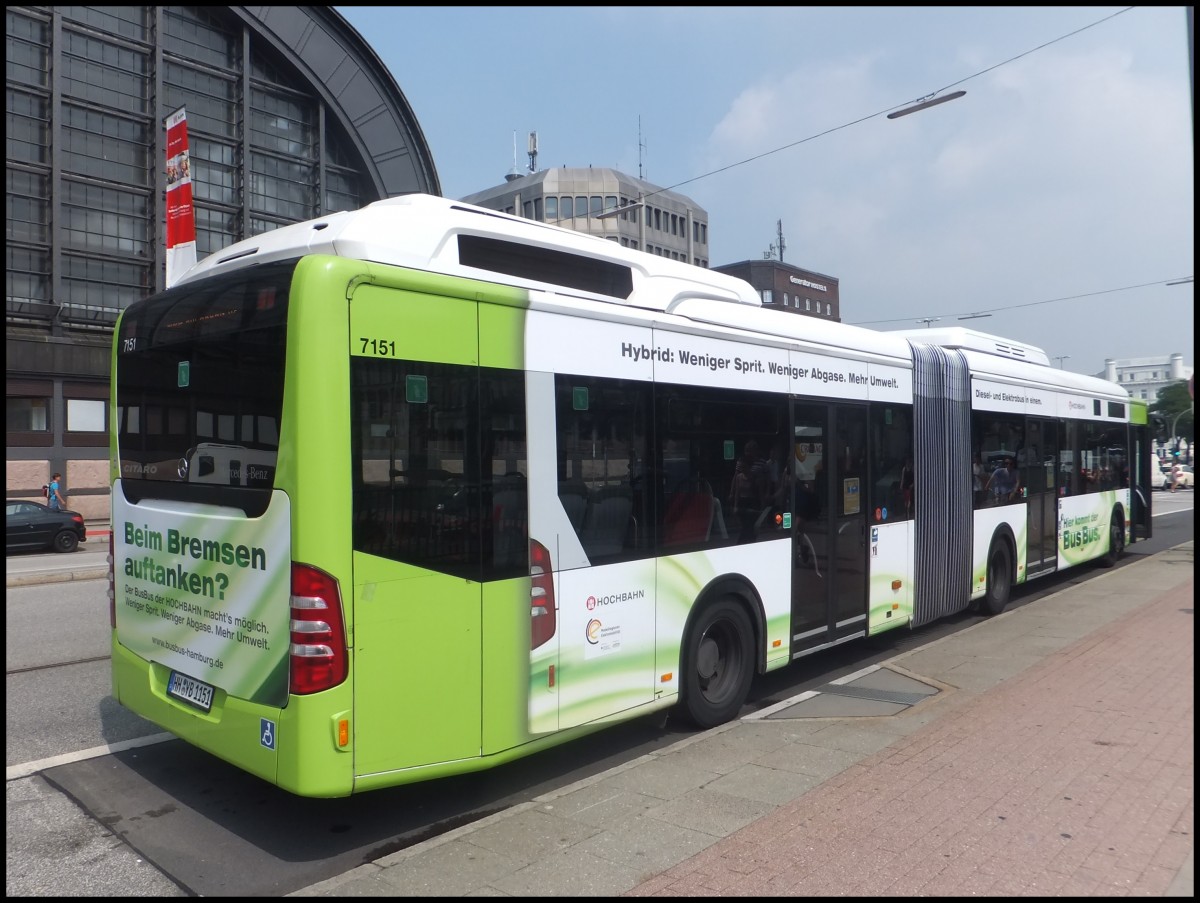 Mercedes Citaro II GDH der Hamburger Hochbahn AG in Hamburg