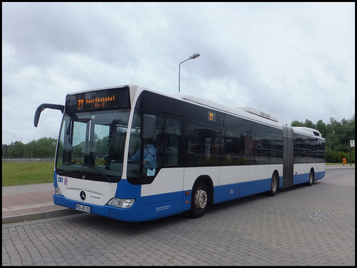 Mercedes Citaro II GDH der Rostocker Straenbahn AG in Rostock.