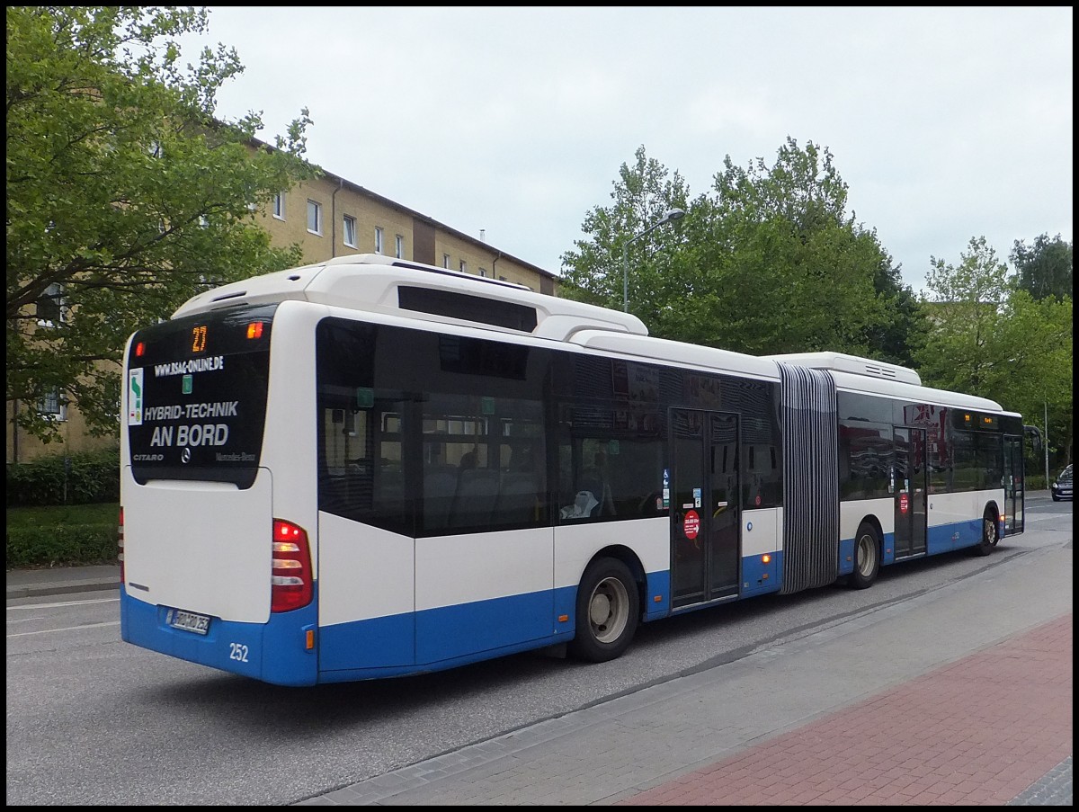 Mercedes Citaro II GDH der Rostocker Straenbahn AG in Rostock.