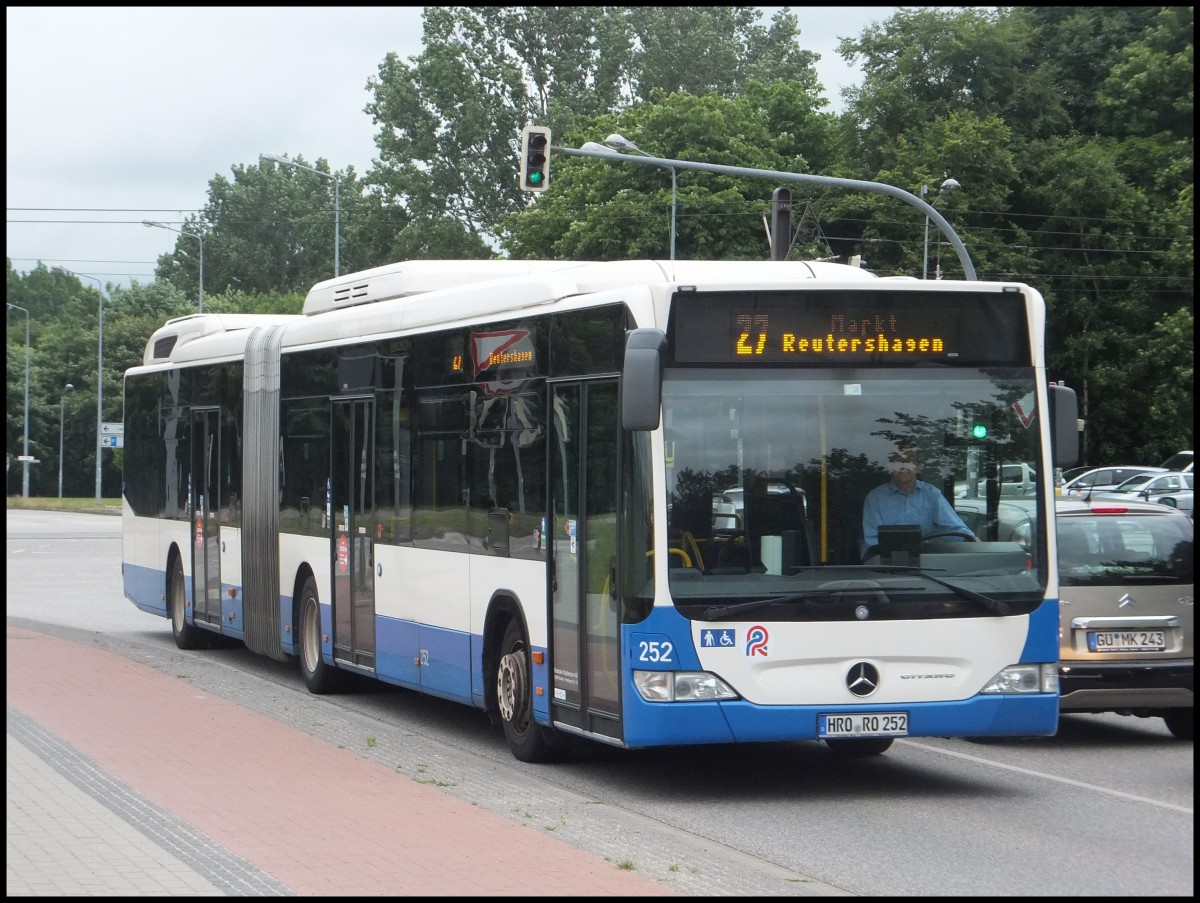 Mercedes Citaro II GDH der Rostocker Straenbahn AG in Rostock.