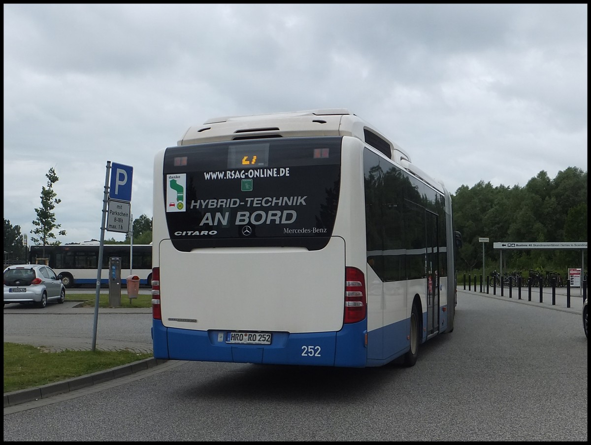 Mercedes Citaro II GDH der Rostocker Straenbahn AG in Rostock.