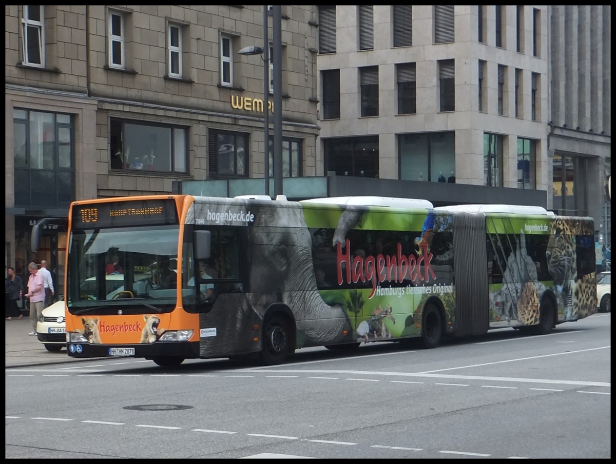 Mercedes Citaro II der Hamburger Hochbahn AG in Hamburg.