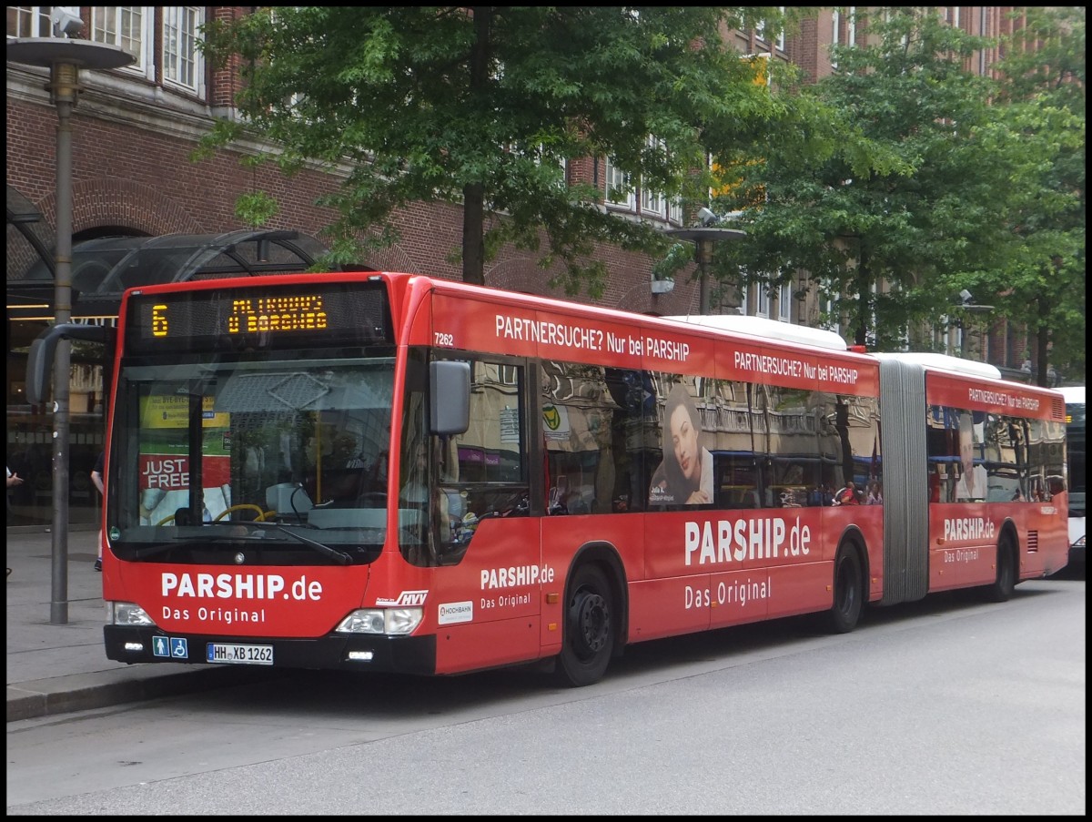 Mercedes Citaro II der Hamburger Hochbahn AG in Hamburg.