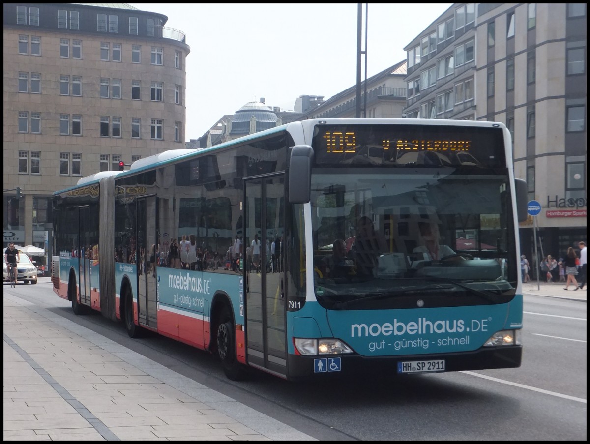 Mercedes Citaro II der Hamburger Hochbahn AG in Hamburg.