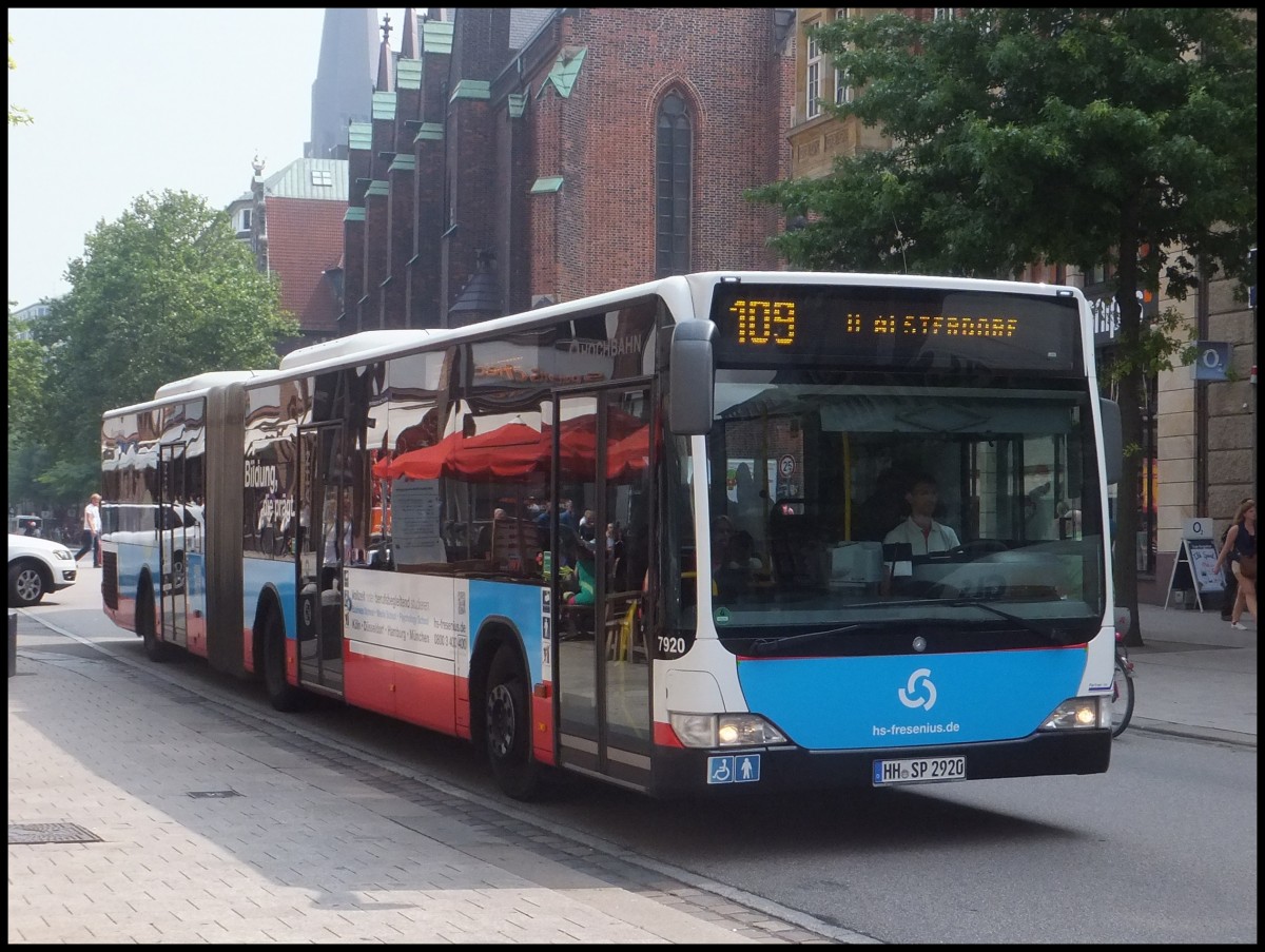 Mercedes Citaro II der Hamburger Hochbahn AG in Hamburg.