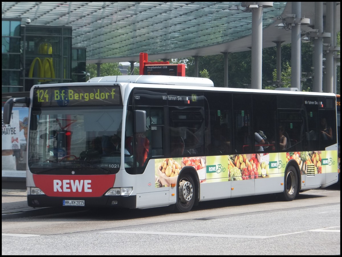 Mercedes Citaro II der Hamburger Hochbahn AG in Hamburg.