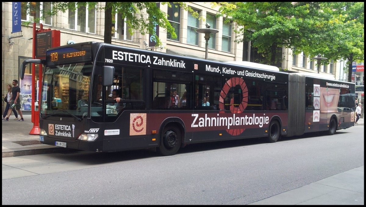 Mercedes Citaro II der Hamburger Hochbahn AG in Hamburg.