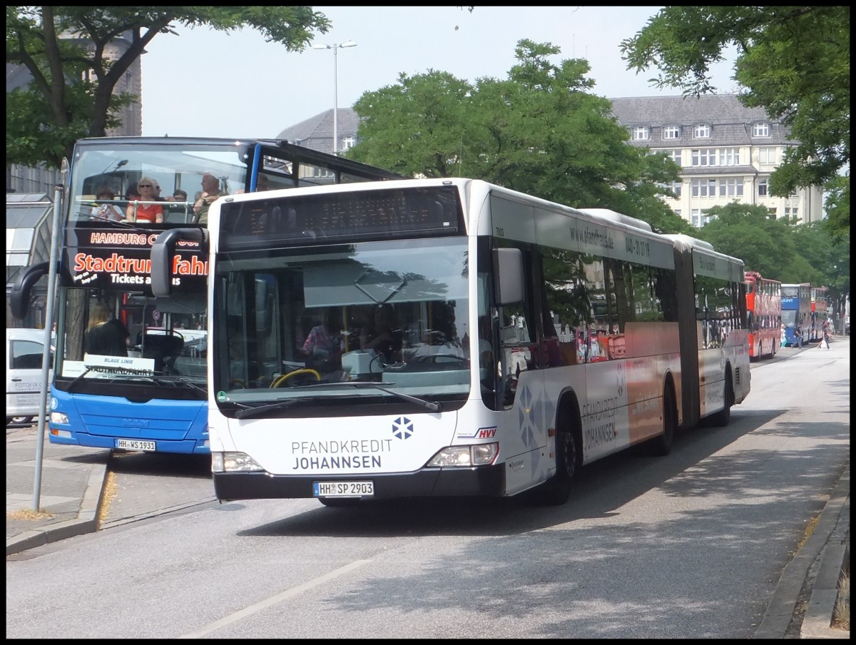 Mercedes Citaro II der Hamburger Hochbahn AG in Hamburg.