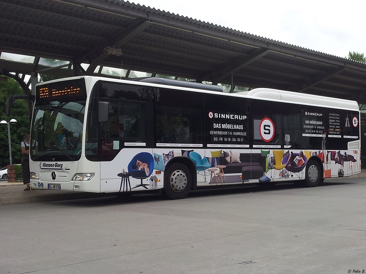 Mercedes Citaro II von Hansen-Borg aus Deutschland in Flensburg.